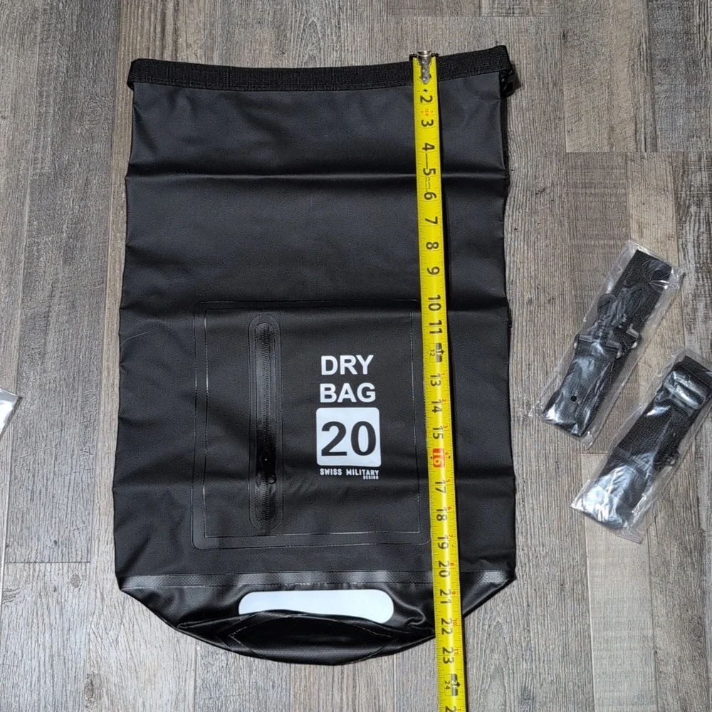 Swiss Military Design Black Dry Bag – Waterproof